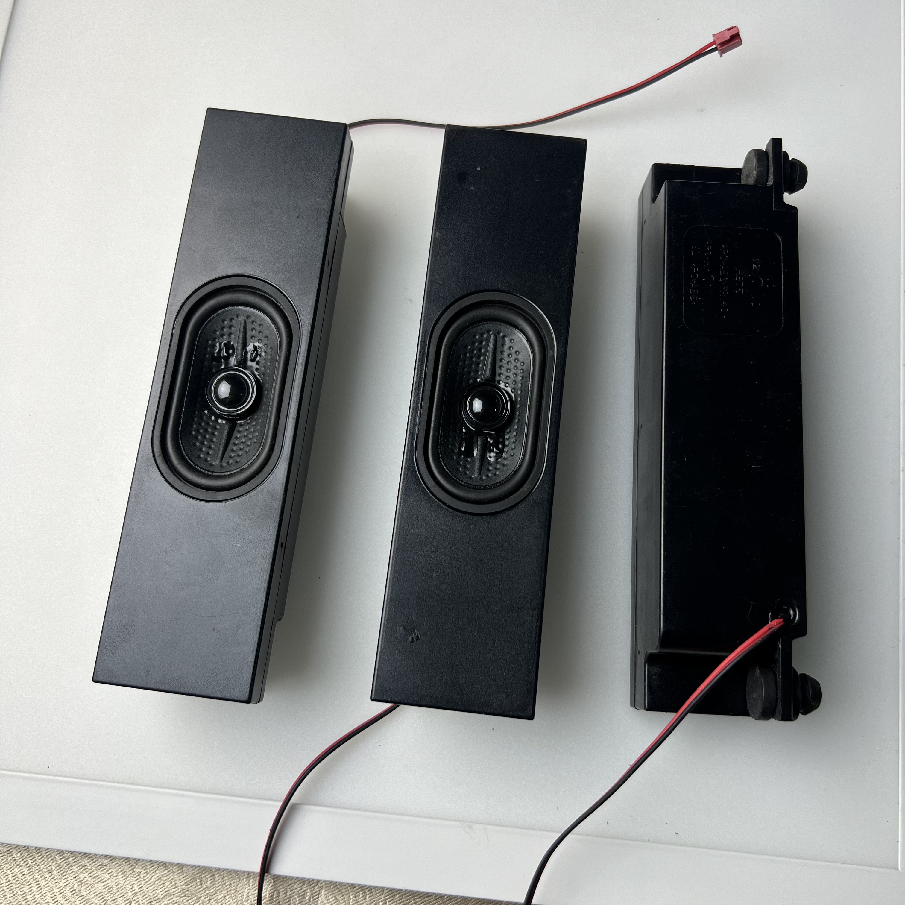 电视机喇叭带箱体发声单元扬声器全音全频4欧5W无源小音箱原TCL用
