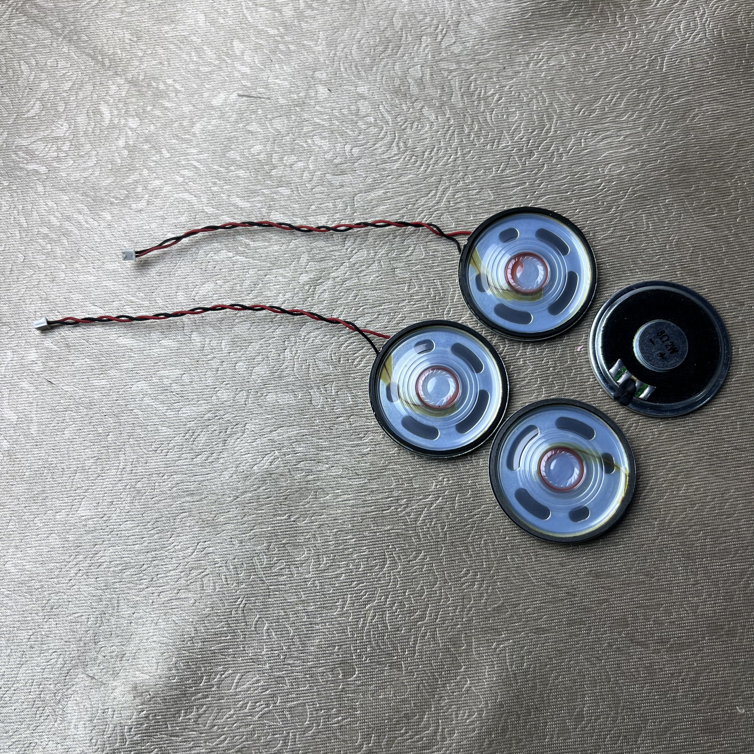 1.75寸强磁扬声器 透明防水45mm喇叭8欧2W对讲机发声玩具门禁GPS