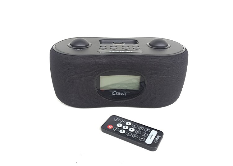 手机蓝牙音响底座床头钟控收音机适用于iphone4/4S音箱座充电基座