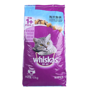 伟嘉猫粮海洋鱼去毛球成猫美毛10kg20斤英短折耳通用猫主粮包邮