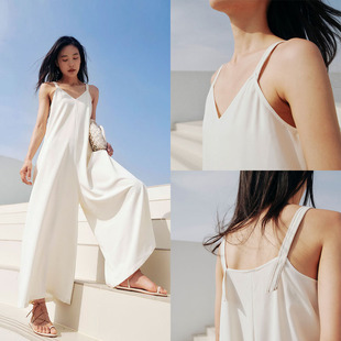 HOWL 摩登御姐气场爆棚度假风吊带阔腿连体裤