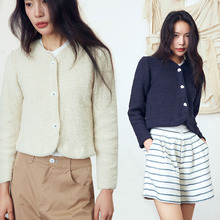 HOWL STUDIO设计师品牌纯棉密织针织开衫外套女