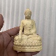 黄杨木精雕泰佛泰式 饰品 释迦牟尼佛像小乘佛家实木摆件禅意家居装