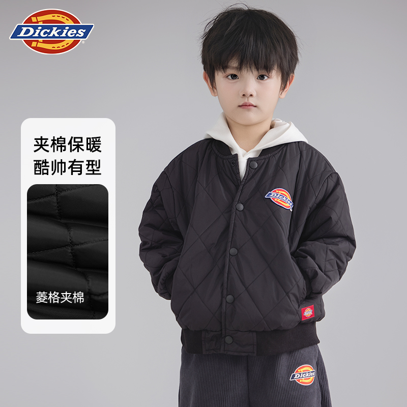 Dickies童装儿童秋冬季锁温保暖软糯糯连帽棉服外套休闲保暖冬日