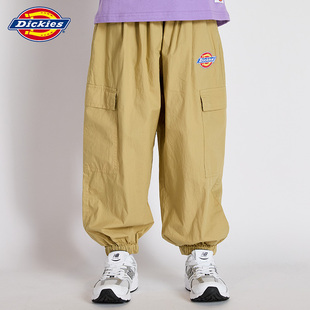 儿童裤 Dickies童装 风伞裤 子24春新侧袋拼接印花工装 子 男童女童裤