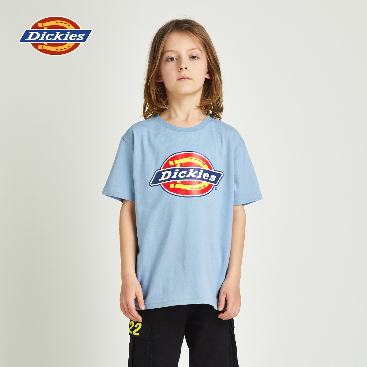 dickies男女中大潮童24夏新款经典LOGO宽松圆领短袖T恤打底衫清仓