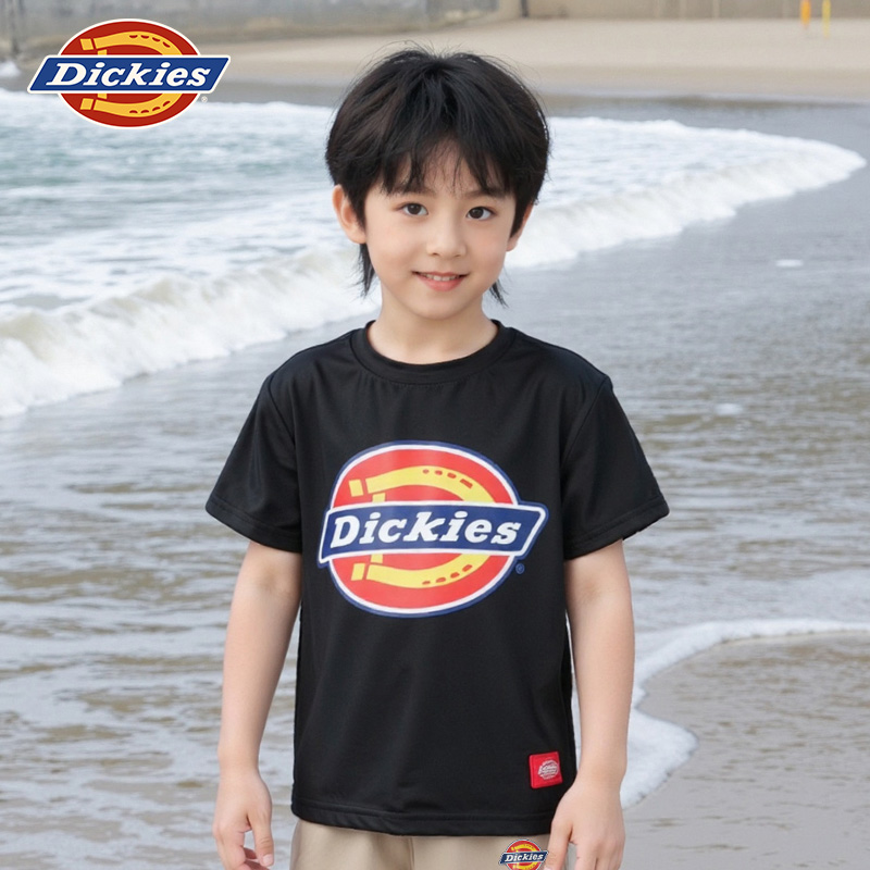 Dickies童装儿童套装夏款小童凉感运动衣男童2025新款速干夏装