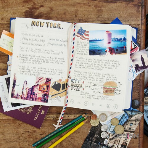 英国SUCK UK 我的旅行日记本/My Travel Journal 创意记事记录本