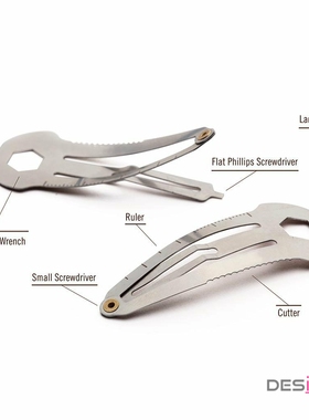 以色列Monkey Business 多功能迷你小发夹工具Clippa便携户外工具