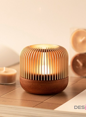 意物香薰炉蜡烛灯芳疗卧室家用助眠熏香炉香氛烛台桌面摆件礼物