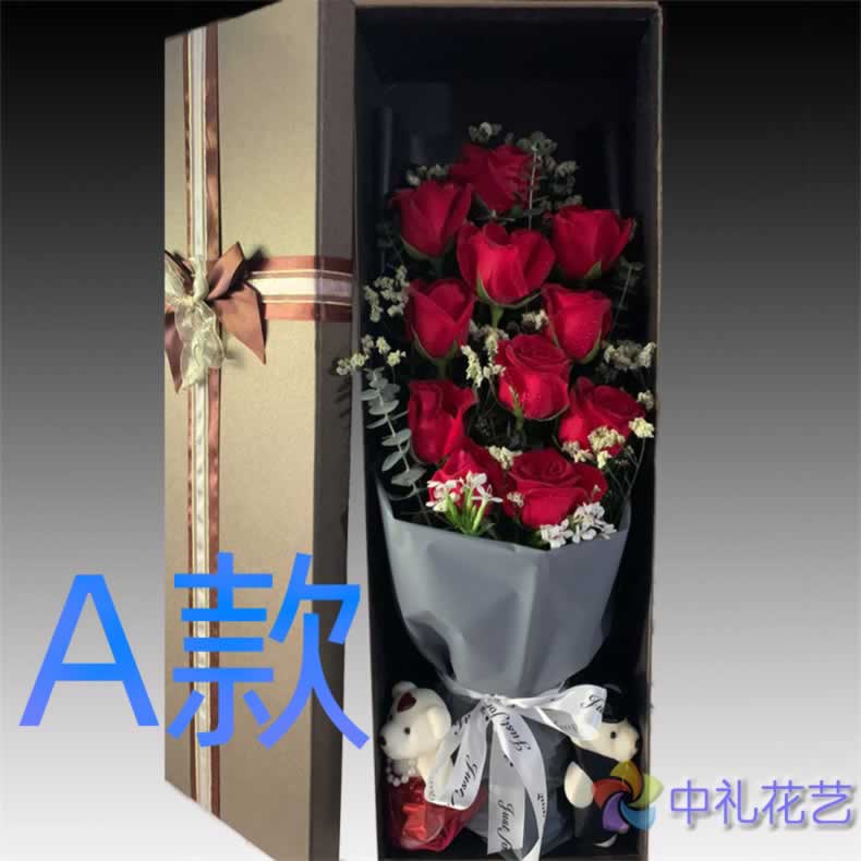 生日祝寿白玫瑰广东东莞花店送花清溪镇厚街镇莞城区同城鲜花速递