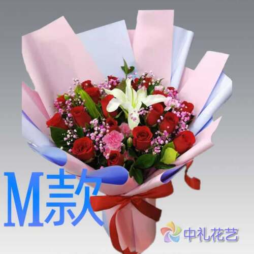 生日爱意贺寿康乃馨天津花店送花北辰区武清区宝坻区同城鲜花速递