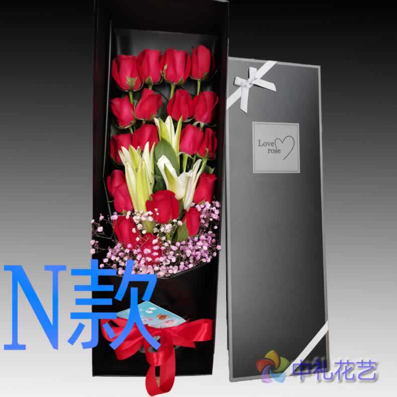 生日表白粉玫瑰广东中山花店送花横栏镇古镇镇小榄镇同城鲜花速递