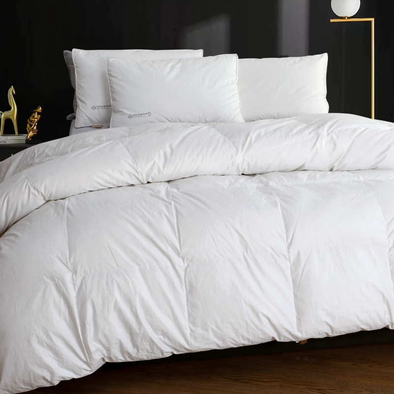 95%加厚大朵白鹅绒羽绒被