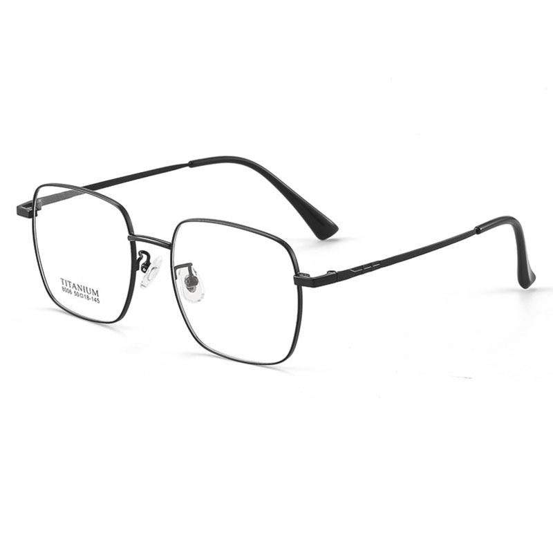 眼镜架超轻方框β钛眼镜框黑色玫瑰金色银色