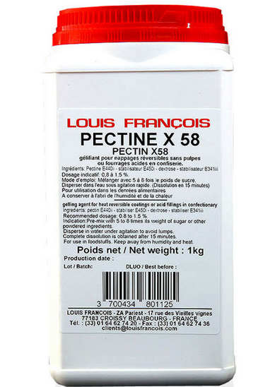法国Louis FRANCOIS 冷凝果胶 PECTINEx58 1kg原装/50g分装现货