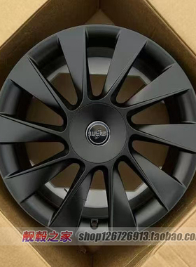 19 20寸适用特斯拉Model 3 Model s Model x Model y锻造黑色轮毂