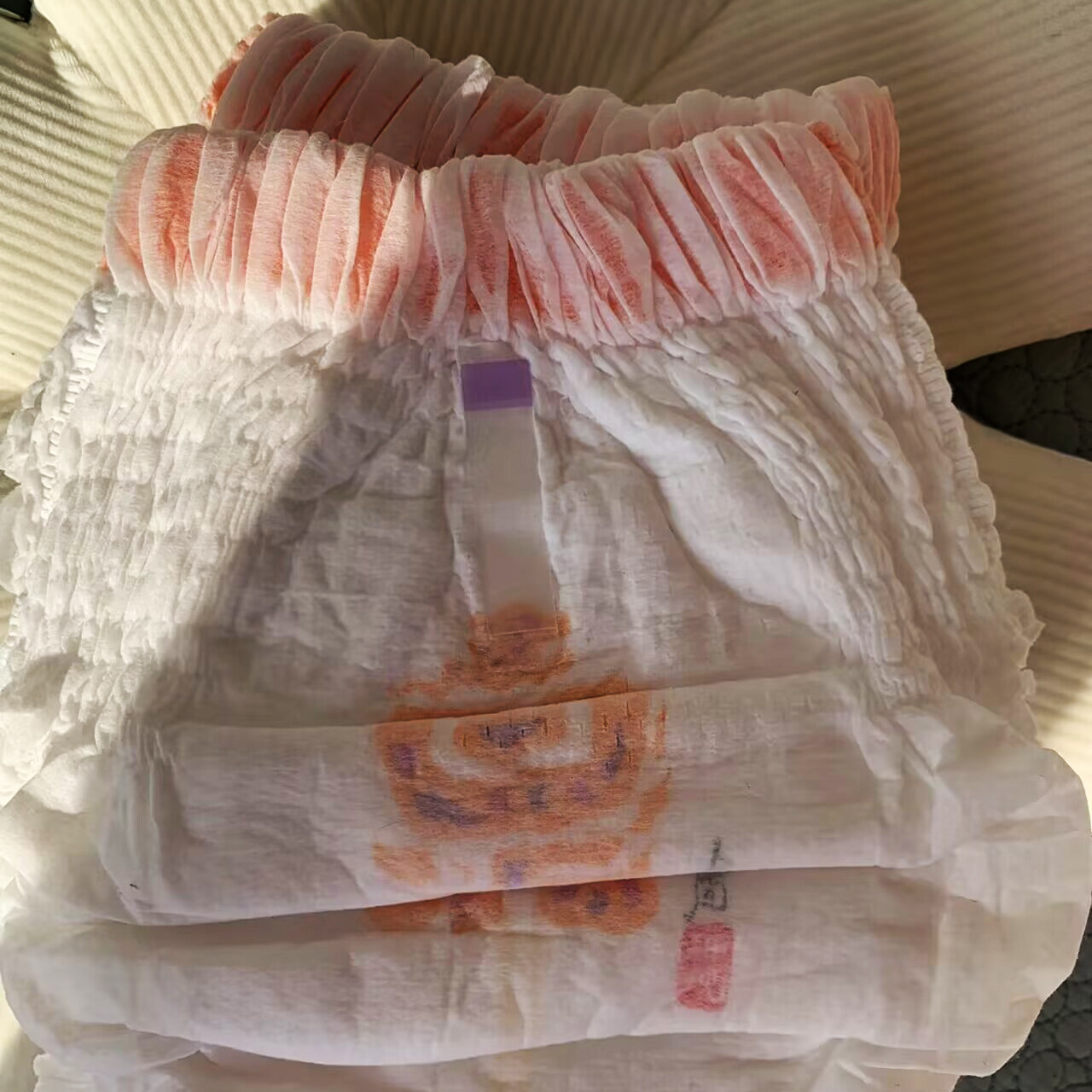 【70斤】大码加宽全包臀拉拉裤超薄纸尿裤新生儿尿不湿经典拉拉裤