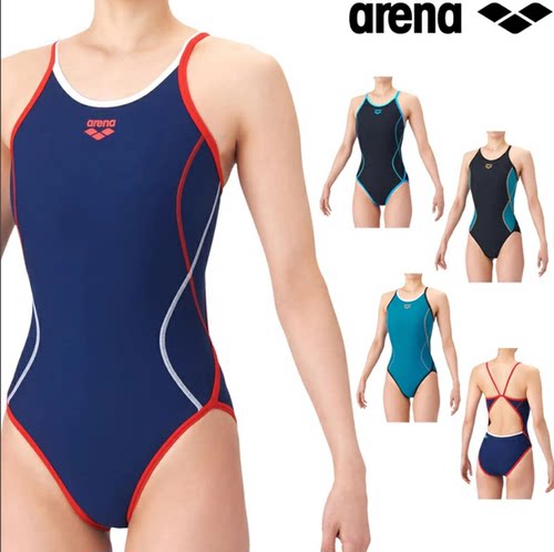 Arena阿瑞娜游泳连体女三角fina泳衣训练健身AQUA游泳装AS6SWM01L