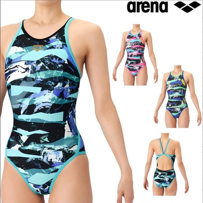 Arena阿瑞娜游泳连体女三角fina泳衣训练健身AQUA游泳装AS6SWM32L