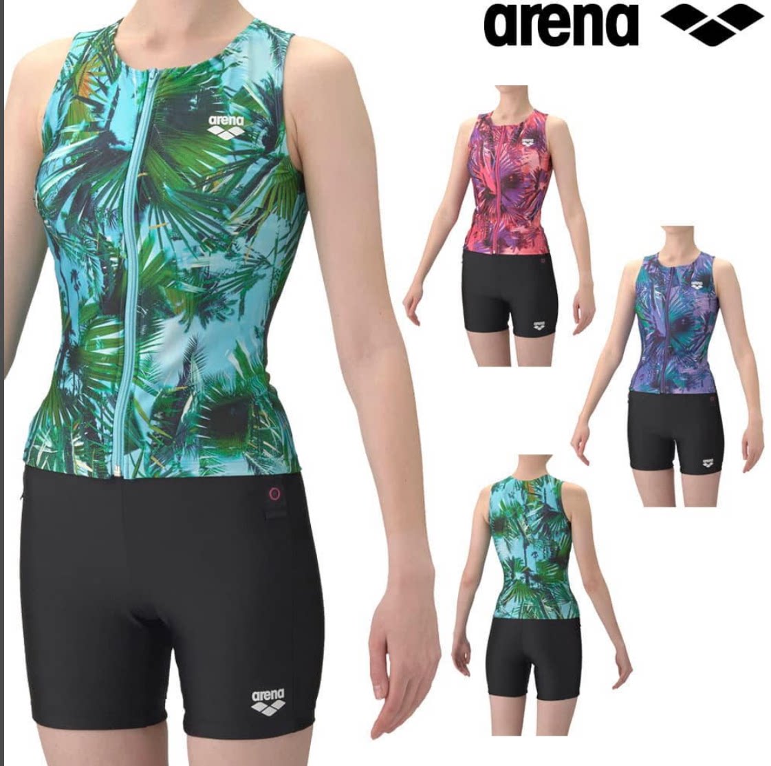 Arena阿瑞娜分体泳衣训练健身泳衣泳裤女运动游泳衣泳装AS6SWF52L