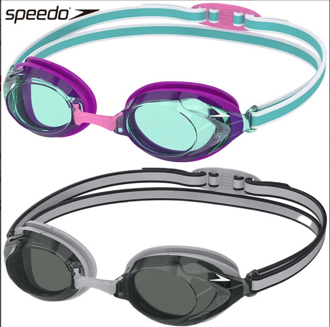 Speedo速比涛竞速泳镜防雾WAFINA认证正式比赛训练游泳镜SEB02550