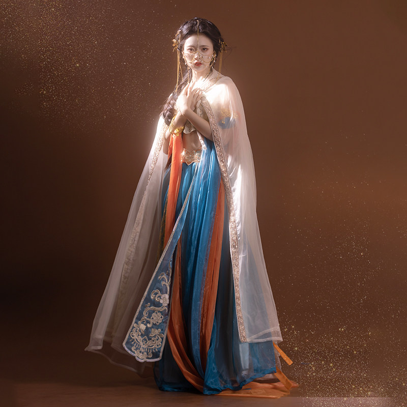 异域风汉服西域汉元素敦煌重工