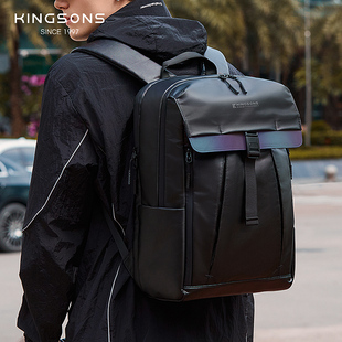 金圣斯旅行背包男士双肩包休闲运动骑行笔记本电脑包防水学生书包