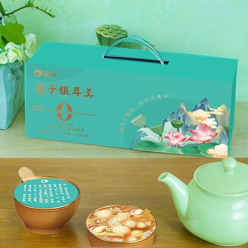 莲子银耳羹速食羹莲爽素食