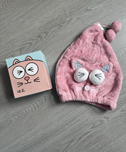 可爱干发帽女超强吸水速干加厚天然珊瑚绒小动物干发帽透气不闷热