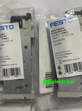 festo电磁阀VUVG-L18-M52-MT-G14-1H2L-W1 578824 578823全新议价