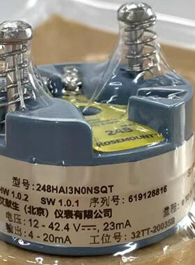 配件全新 Rosemount罗斯蒙特248HAI3N0NS温度变送器 询价议价
