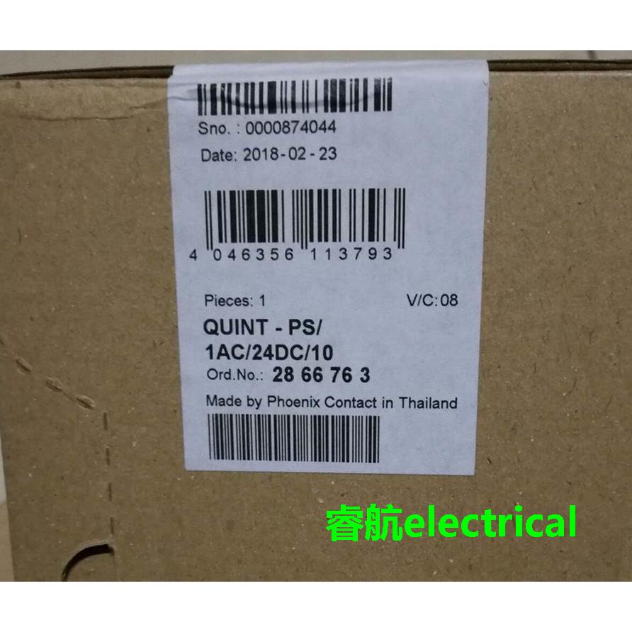 现货菲尼克斯全新原装电源QUINT-PS/1AC/24DC/10 - 2866763议价$