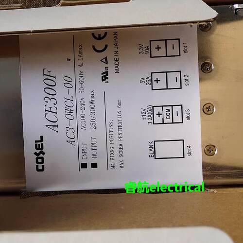 AC3-OWCL-00 COSL 科索电源 ACE300F AC3-OWCL-00 现货源头货议价