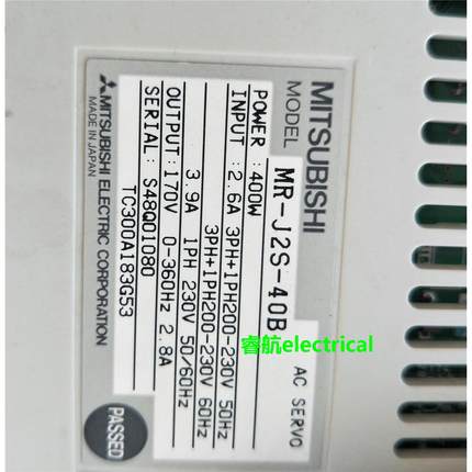 三菱伺服驱动器MR-J2S-10B 20B 40B 60B询价议价$