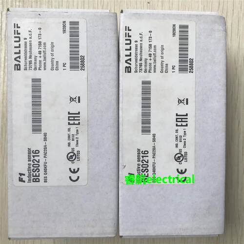 BES0216 BES Q40KFU-PAC20A-S04G现货促销全新原装未开封巴鲁夫议