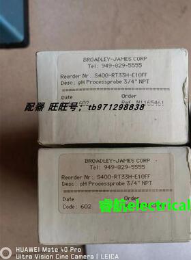 美国BJC进口PH塑壳电极S400-RT33H-E10FF在线式PH值检测仪探头议
