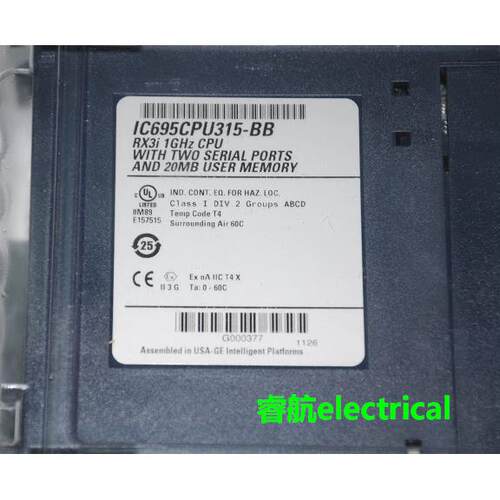 IC695CPU315-BB Rx3i 1GHz CPU W/ 2 Serial Ports议价$