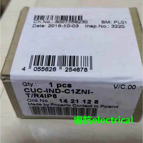 菲尼克斯1421128原装现货RJ45连接器CUC-IND-C1ZNI-T/R4IP8议价$