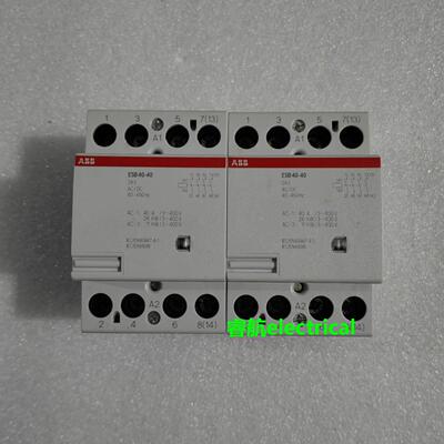 原装ABB建筑型静音接触器 ESB40-40 230V 24VAC/DC 40A 4常开议价