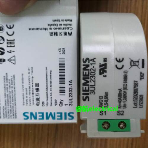西门子3UL2302-1A 互感器全新议价议价$