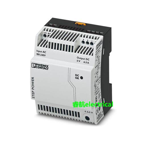 菲尼克斯STEP-PS/ 1AC/ 5DC/6.5 - 电源 2868541原装5 V DC/6.5 A