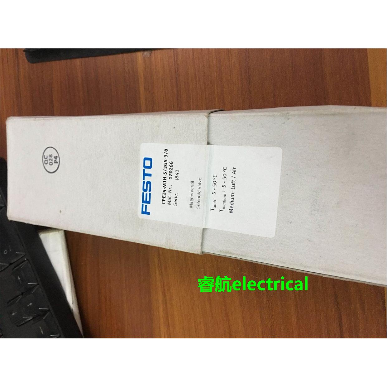 FESTO全新原装CPE24-M1H-5/3GS-3/8 170266议价*