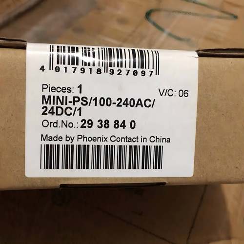 配件菲尼克斯开关电源 MINI-PS-100-240AC24DC1  全新正议价
