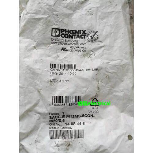 菲尼克斯现货SACC-E-M12MS-5CON-M20/0.5 - 1408446议价$