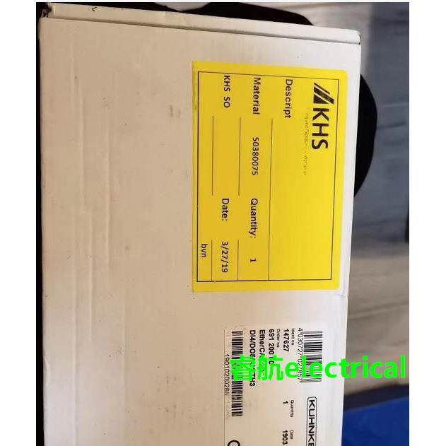 KHS吹瓶机Ethercat I/O DI4/DO8/AI 模块 IP65 50380075 69120000