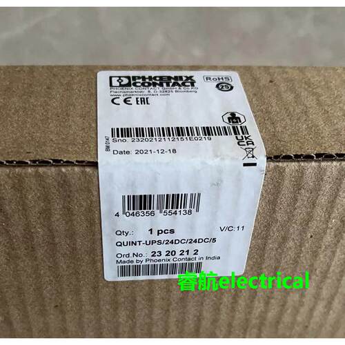2320212菲尼克斯不间断电源QUINT-UPS/24DC/24DC/5 24 V 5A现货议