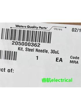沃特世 货号 205000362金属进样针30uL L议价$