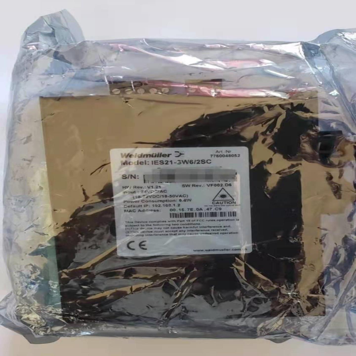 配件原装正品魏德米勒IES21管理型交换机 7760048052 IES2议价