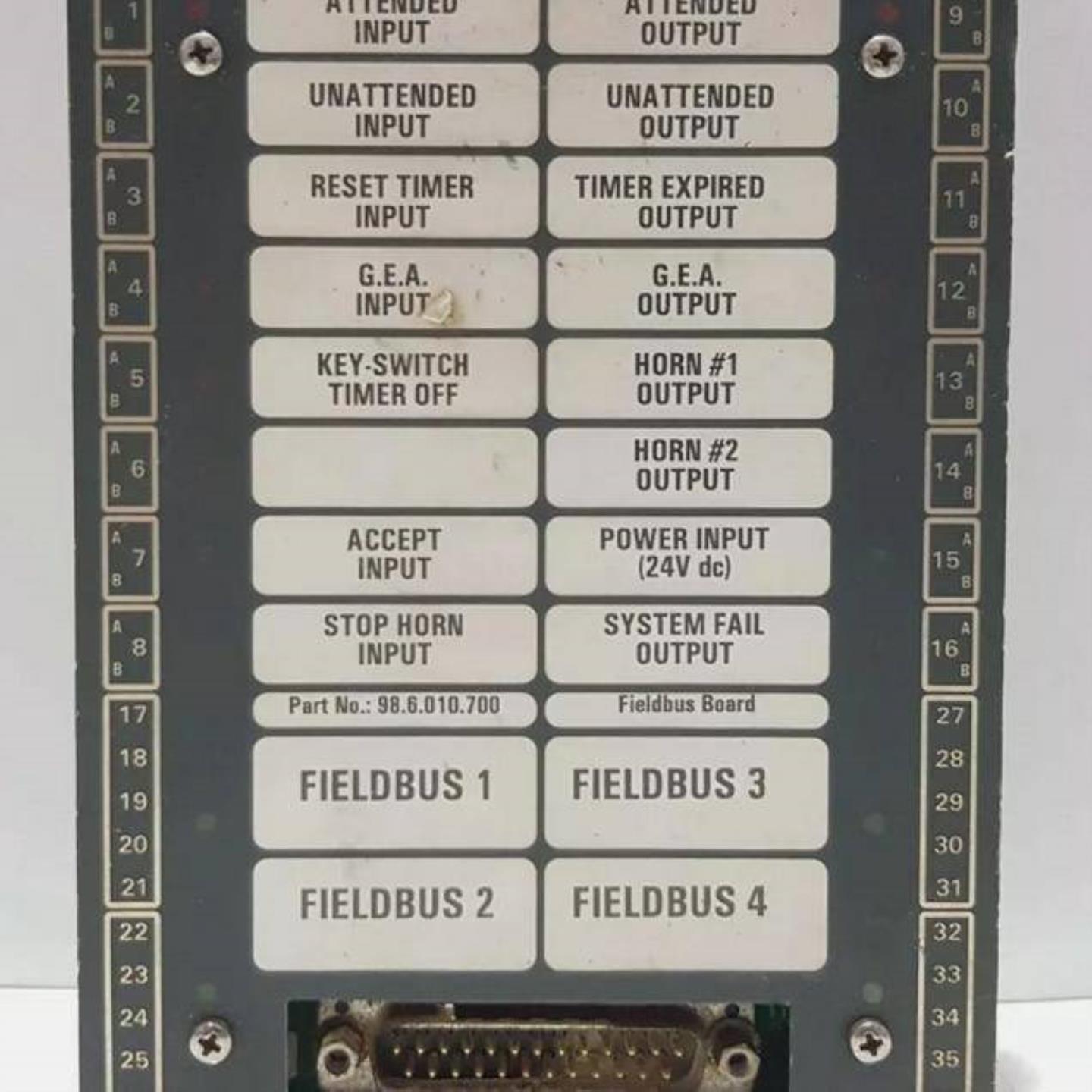 配件PRAXIS AUTOMATION 986010700 FIELDBUS BOARD议价